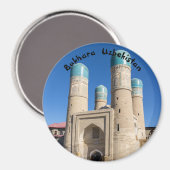 Chor Minor Madrassah - Bukhara, Usbekistan Magnet (Vorderseite/Rückseite)