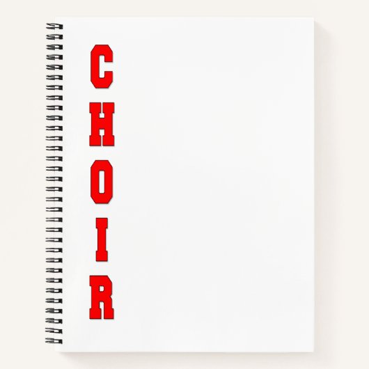 Chor Notizblock (Vorderseite)