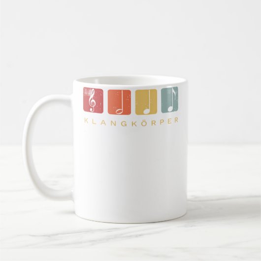 Chor Orchester Noten Kaffeetasse (Links)