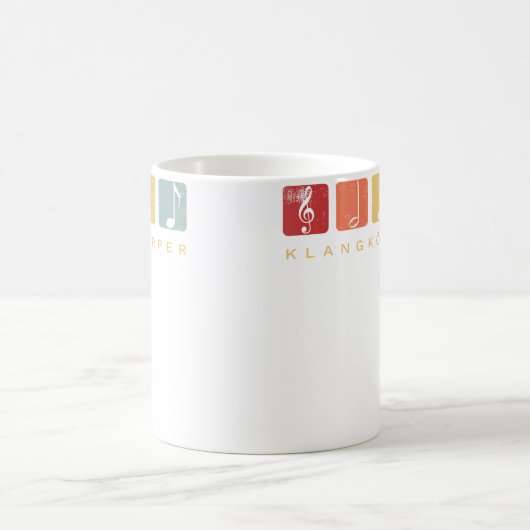 Chor Orchestra Notes Kaffeetasse (Mittel)