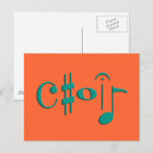 Chor Postkarte (Vorne/Hinten)