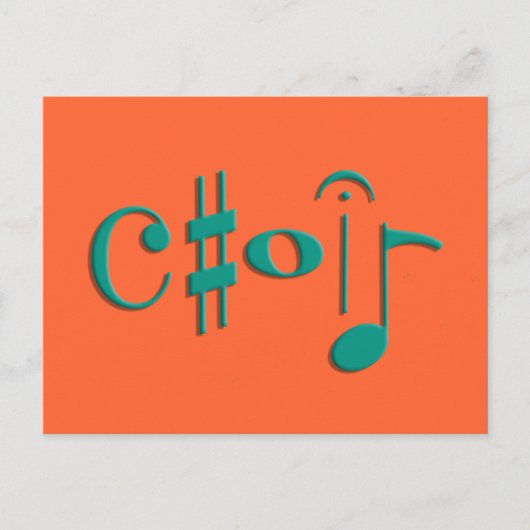 Chor Postkarte (Vorderseite)