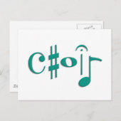 Chor Postkarte (Vorne/Hinten)