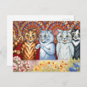 Chor Probe von Louis Wain Postkarte (Vorne/Hinten)
