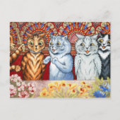 Chor Probe von Louis Wain Postkarte (Vorderseite)
