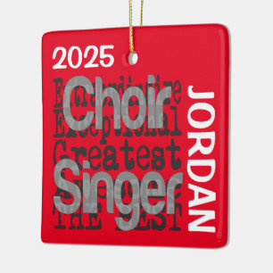 Chor-Sänger Extraordinaire CUSTOM Keramikornament