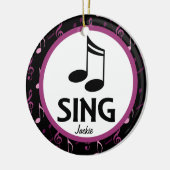 Chor singen personalisierte keramik ornament (Links)