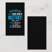 Chor Singer Musical Music Director Soprano Alto T Visitenkarte (Vorne/Hinten)