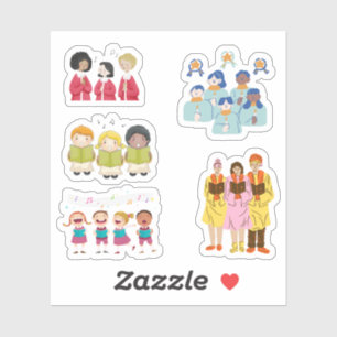 Chor Stickers Aufkleber