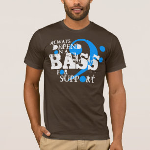 Chor-T - Shirt-Baß für Blau der Unterstützungs1 T-Shirt