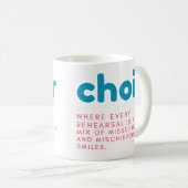 Chor-Tasse, Geschenkgutscheine Tasse, lustige Gesc Kaffeetasse (VorderseiteRechts)