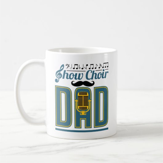 Chor-Vater anzeigen Kaffeetasse (Links)