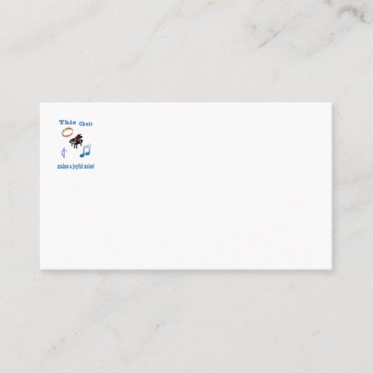 Chor Visitenkarte (Vorderseite)