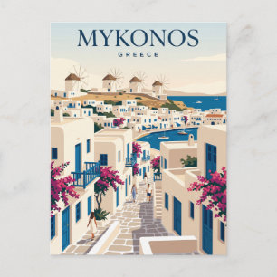 Chora Griechenland Postkarte