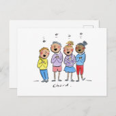 Chord Postkarte (Vorne/Hinten)