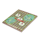 Chordata Sammlungs-Frösche und Marienkäfer Trivets Fliese (Seite)