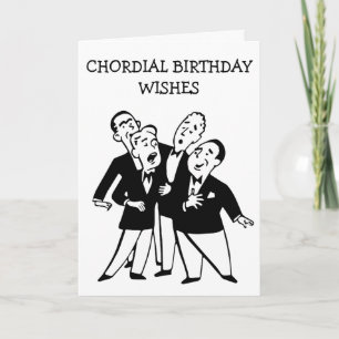 Chordial Birthday Karte