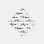 Chords Wir wünschen Ihnen frohe Weihnachts-Musikno Serviette (Ecke)