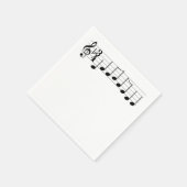 Chords Wir wünschen Ihnen frohe Weihnachts-Musikno Serviette (Ecke)