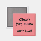 Chore Rewards für Kinder Magnet (Vorderseite/Rückseite)