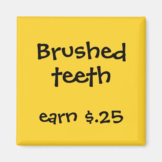 Chore Rewards für Kinder Magnet (Vorne)