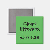 Chore Rewards für Kinder Magnet (Vorderseite/Rückseite)