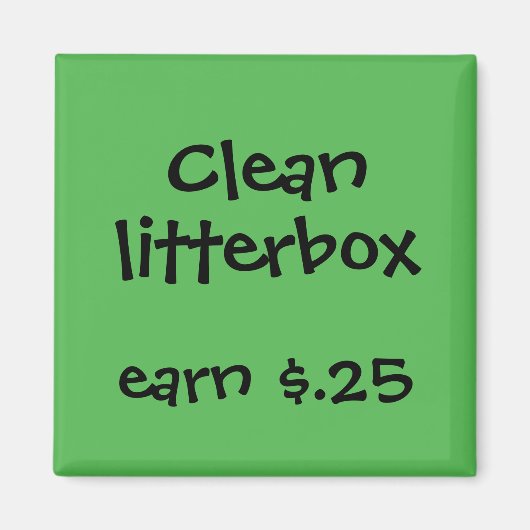 Chore Rewards für Kinder Magnet (Vorne)
