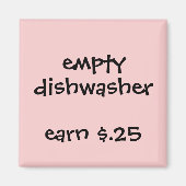 Chore Rewards für Kinder Magnet (Vorne)