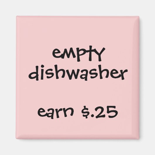 Chore Rewards für Kinder Magnet (Vorne)