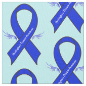 Chorea Huntington-Bewusstseins-Band mit Flügeln Stoff (Nahaufnahme)