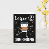 Choreograf Dance Teacher Choreografie Karte (Gelbe Blume)