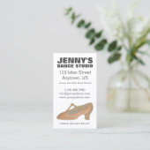 Choreograf des Character Shoe Dance Teacher Studio Visitenkarte (Stehend Vorderseite)