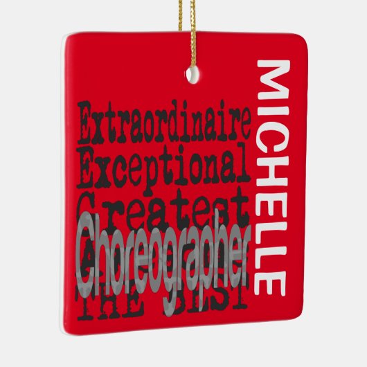 Choreograf Extraordinaire CUSTOM Keramikornament (Rechts)