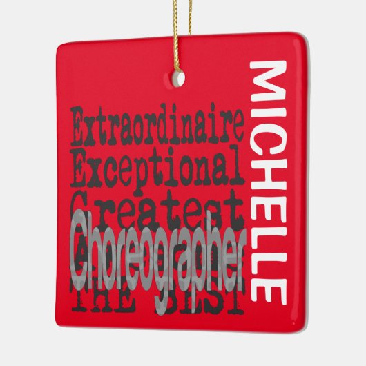 Choreograf Extraordinaire CUSTOM Keramikornament (Links)