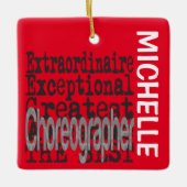Choreograf Extraordinaire CUSTOM Keramikornament (Vorderseite)