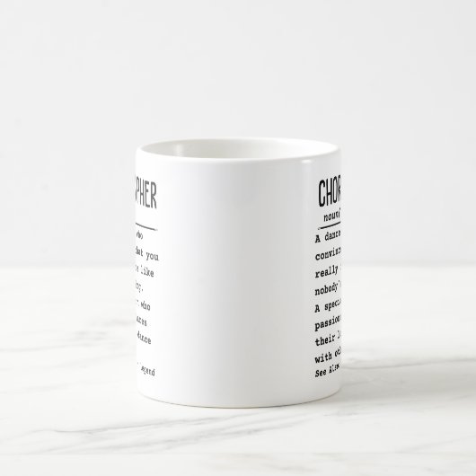 Choreograf Kaffeetasse (Mittel)