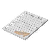 Choreograf-Liste der Charakterdarsteller Notizblock (Rotiert)