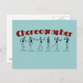 Choreograf Postkarte (Vorne/Hinten)