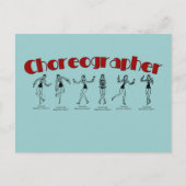 Choreograf Postkarte (Vorderseite)
