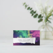 Choreograf Tänzer Talent farbenfrohe Ripppapier Visitenkarte (Stehend Vorderseite)