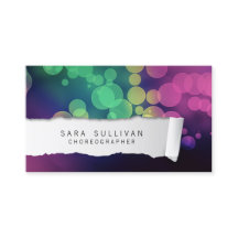 Choreograf Tänzer Talent farbenfrohe Ripppapier