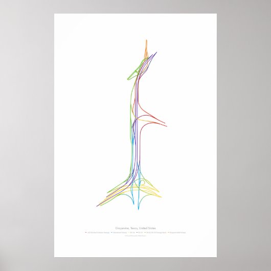 Choreografie des Austauschs: Grapevine, TX, USA Poster (Vorne)