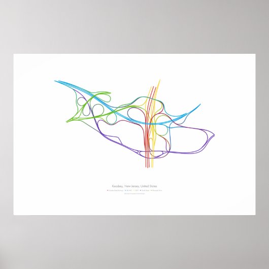 Choreografie des Austauschs: Keasbey, NJ, USA Poster (Vorne)