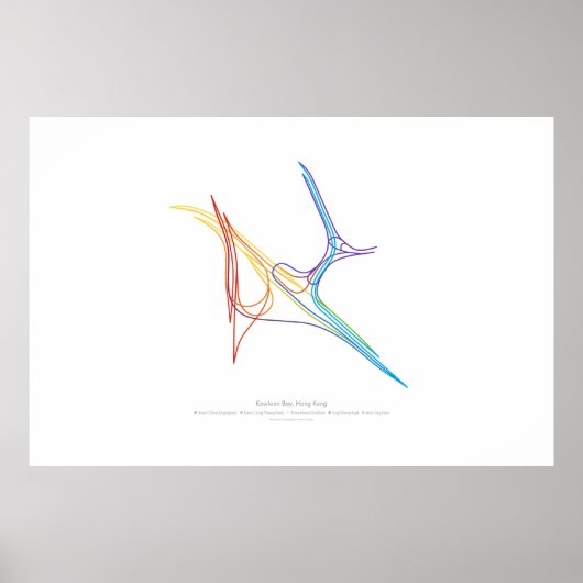 Choreografie des Austauschs: Kowloon Bay, Hongkong Poster (Vorne)