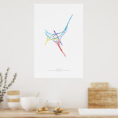 Choreografie des Austauschs: Madrid, Spanien 1 Poster (Küche)