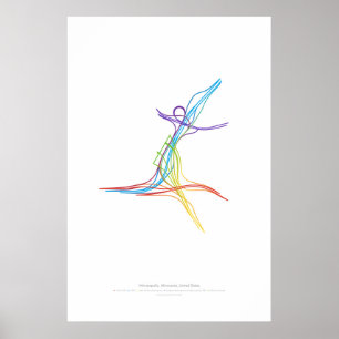 Choreografie des Austauschs: Minneapolis, MN, USA Poster