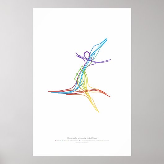 Choreografie des Austauschs: Minneapolis, MN, USA Poster (Vorne)