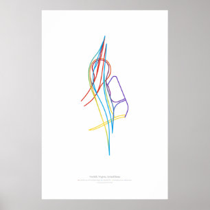Choreografie des Austauschs: Norfolk, VA, US 1 Poster