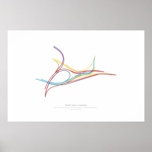Choreografie des Austauschs: Norfolk, VA, US 2 Poster (Vorne)