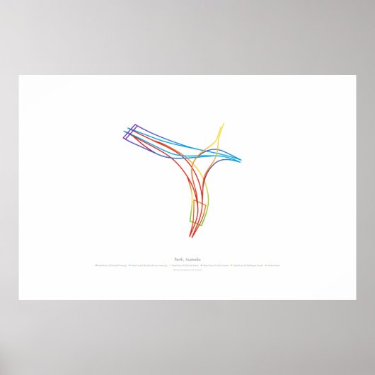 Choreografie des Austauschs: Perth, Australien 1 v Poster (Vorne)